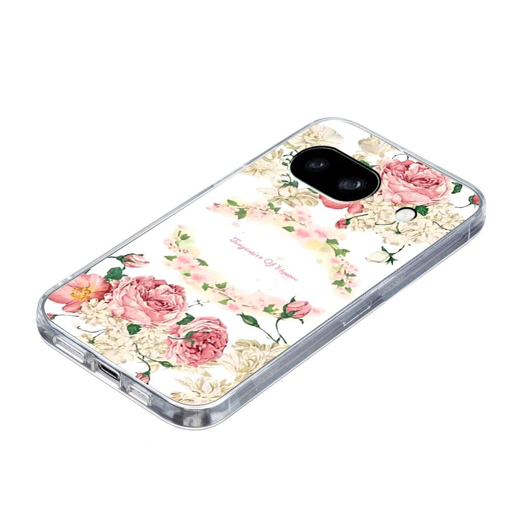 For Google Pixel 8a Case Pattern Printing Anti-Scratch TPU Phone Cover