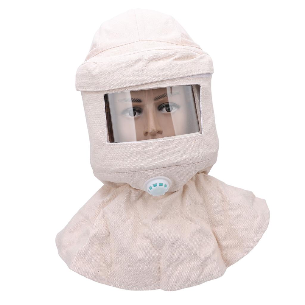 Sandstrahlen Haube Heavy Duty Canvas Staub Proof belüfteten Sandstrahlen Gesicht Abdeckung für Malerei Stein