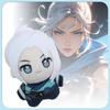 10cm Neues Spiel VALORANT Jett Plüschtiere Hohe Qualität Figur Spielzeug Cartoon Spiel Anime Cosplay Spielzeug Körper Quietschende Plüsch Anhänger