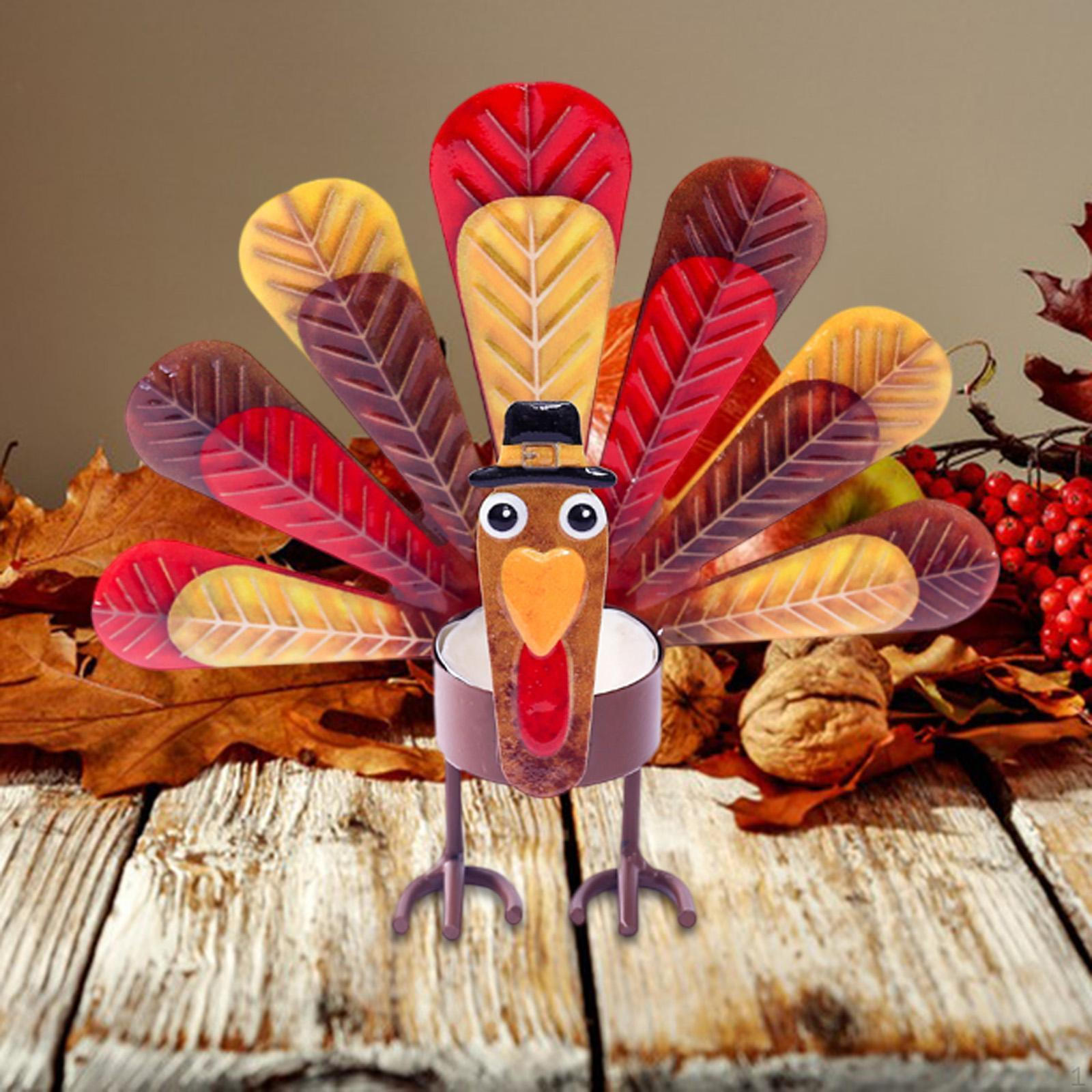 

Элегантная подставка для свечей в виде индейки на День благодарения Standing turkey