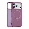 For Apple 17air Anti-fall Official Tpu Mobile Phone Case Frosted Magnetic Suction for IPhone15 Solid Color 16 with Velvet Mobile Phone Case
