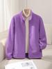 Double-Sided Fleece Women's Hoodie - Soft, Skin-Friendly, Stand Collar, Zipper for Autumn/Winter