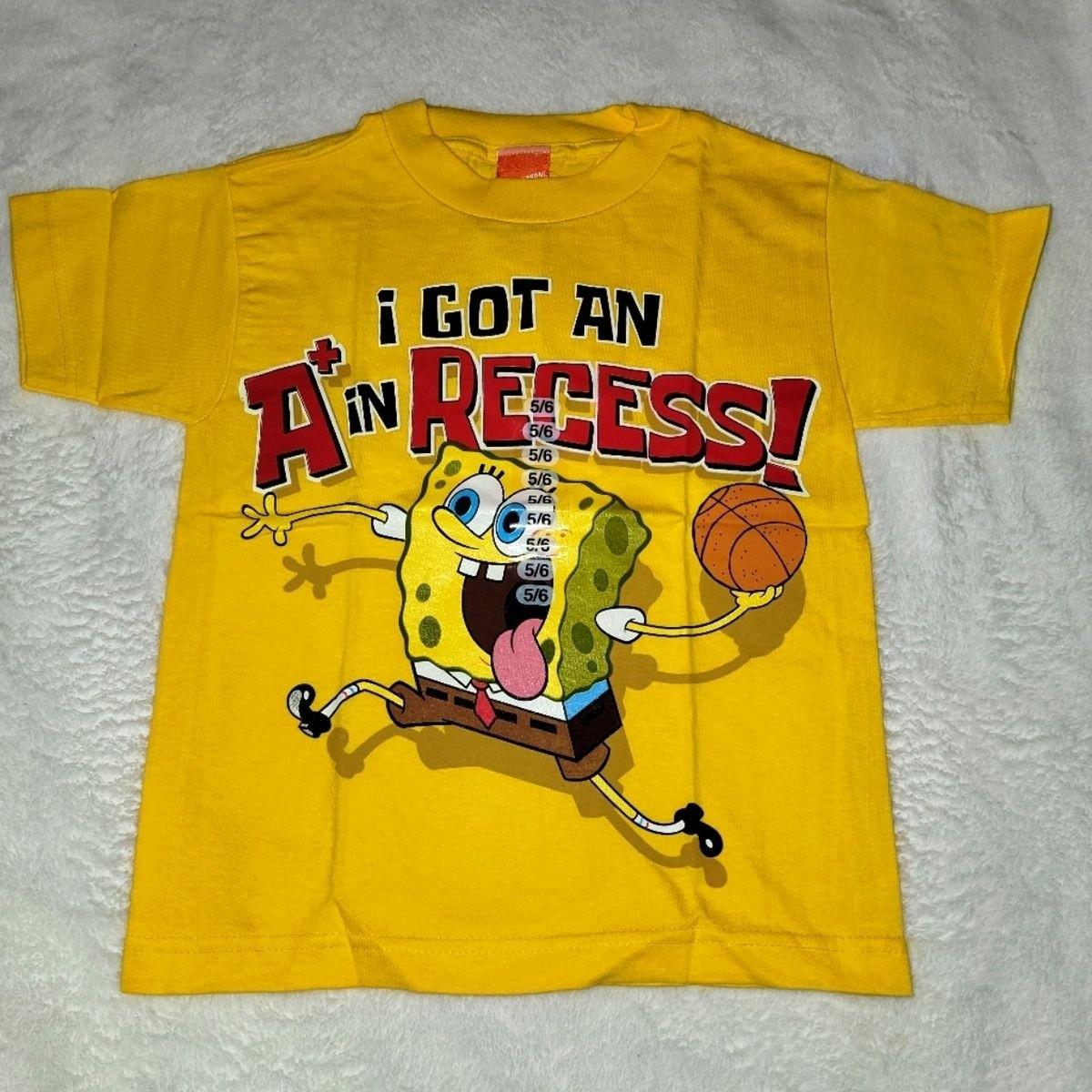 SpongeBob Basketball Cartoon Retro Unisex T-shirt S-5XL XXXXL