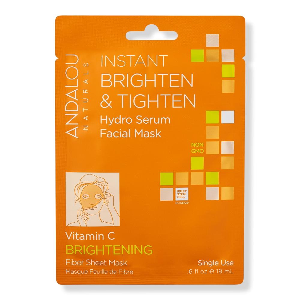 

Andalou Naturals Instant Brighten Tighten Гидро-сывороточная маска для лица 0,6 унции