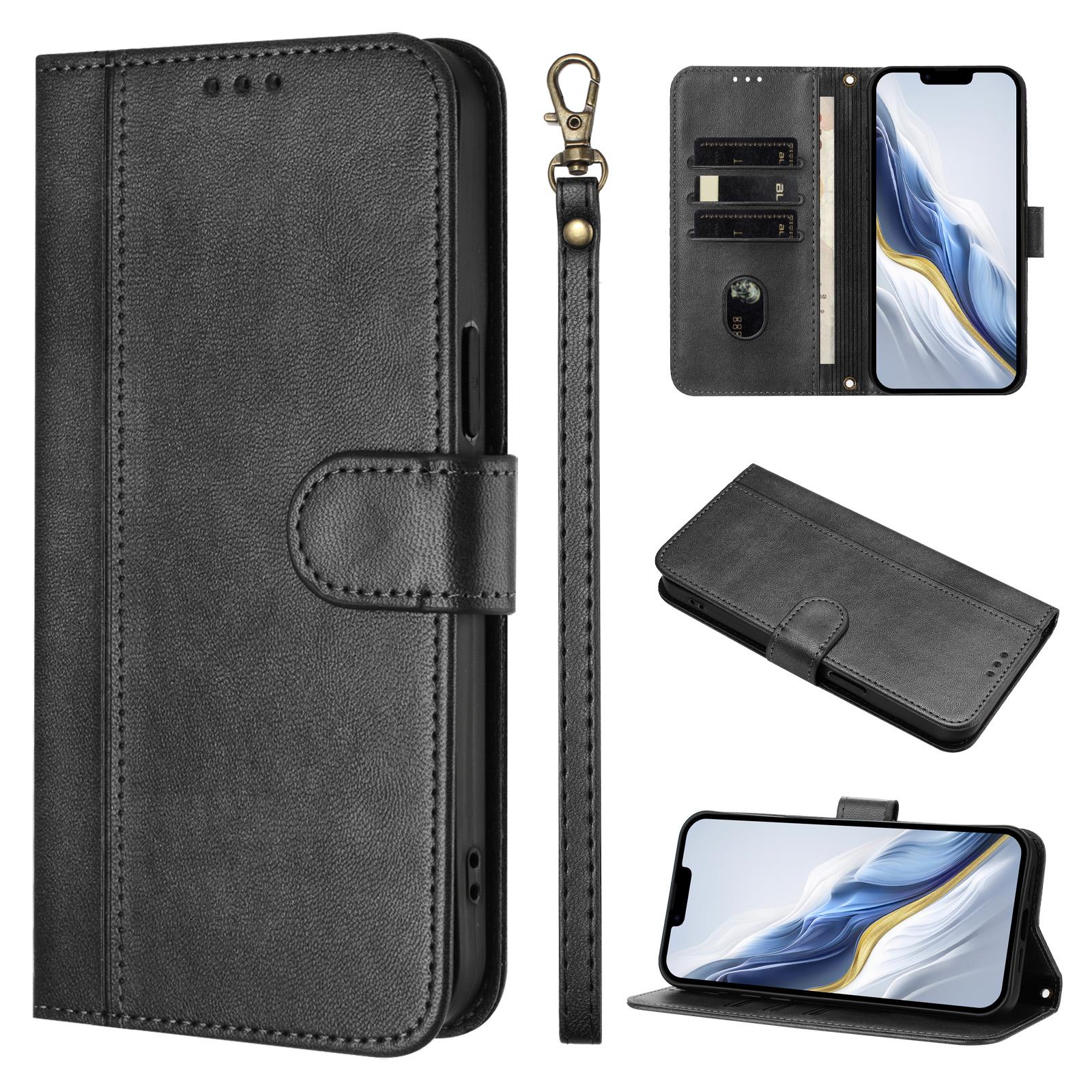 

Wallet Flip Leather Case For XiaoMi 11 11i 11X 11T 10 10T 9 Lite Pro Ultra 5G Card Holder With Wrist Strap Cover XiaoMi 11 чёрный