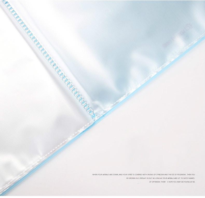 Segregator A4 na luźne kartki Przezroczysty Teczka z danymi położniczymi Plastik PP Przechowywanie A3 Arkusze papieru testowego Akta z nutami Organizer na dokumenty