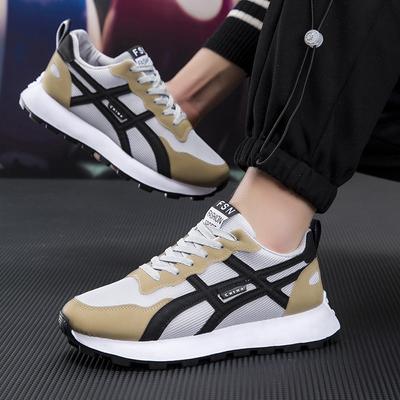 2024 nieuwe heren casual sportschoenen trendy mode ademend comfortabel sport board schoenen mesh hardlopen papa schoenen