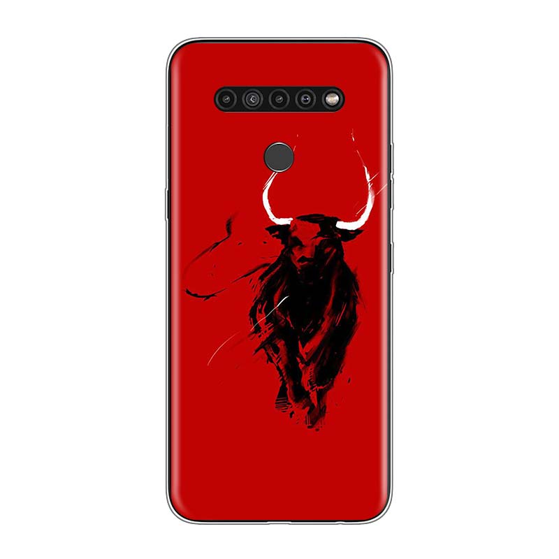 Cute Animal Cow For LG V60 V50S V50 G8X G8S G8 G7 ThinQ 5G K61 K51S K41S K30 K20 Q60 Q9 Soft Phone Case