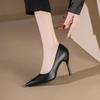 High-heeled Black Stiletto Women's Shoes