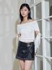 ITOV SEOUL Off-Shoulder Cutout Knit Iv