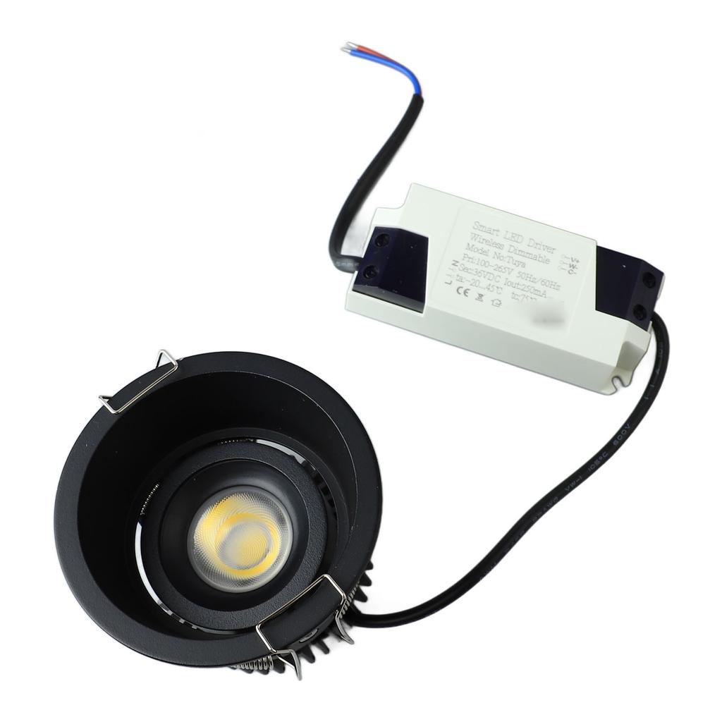 10W Recessed LED   for   Light Absorption 30 degrees    100 to 265V Embedded Downlight for Living Room Hotel