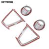 Front Rear Bumper Fog Light Lamp Cover Trim For Honda Fit Jazz 2014 2015 2016 2017 Chrome Foglight Protection Frame Accessories