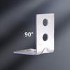 12pcs L-Shaped Corner Brackets Metal Corner Braces Drawer Shelf Wall Bracket Fixing Right Angle Corners Brace Furniture Hardware