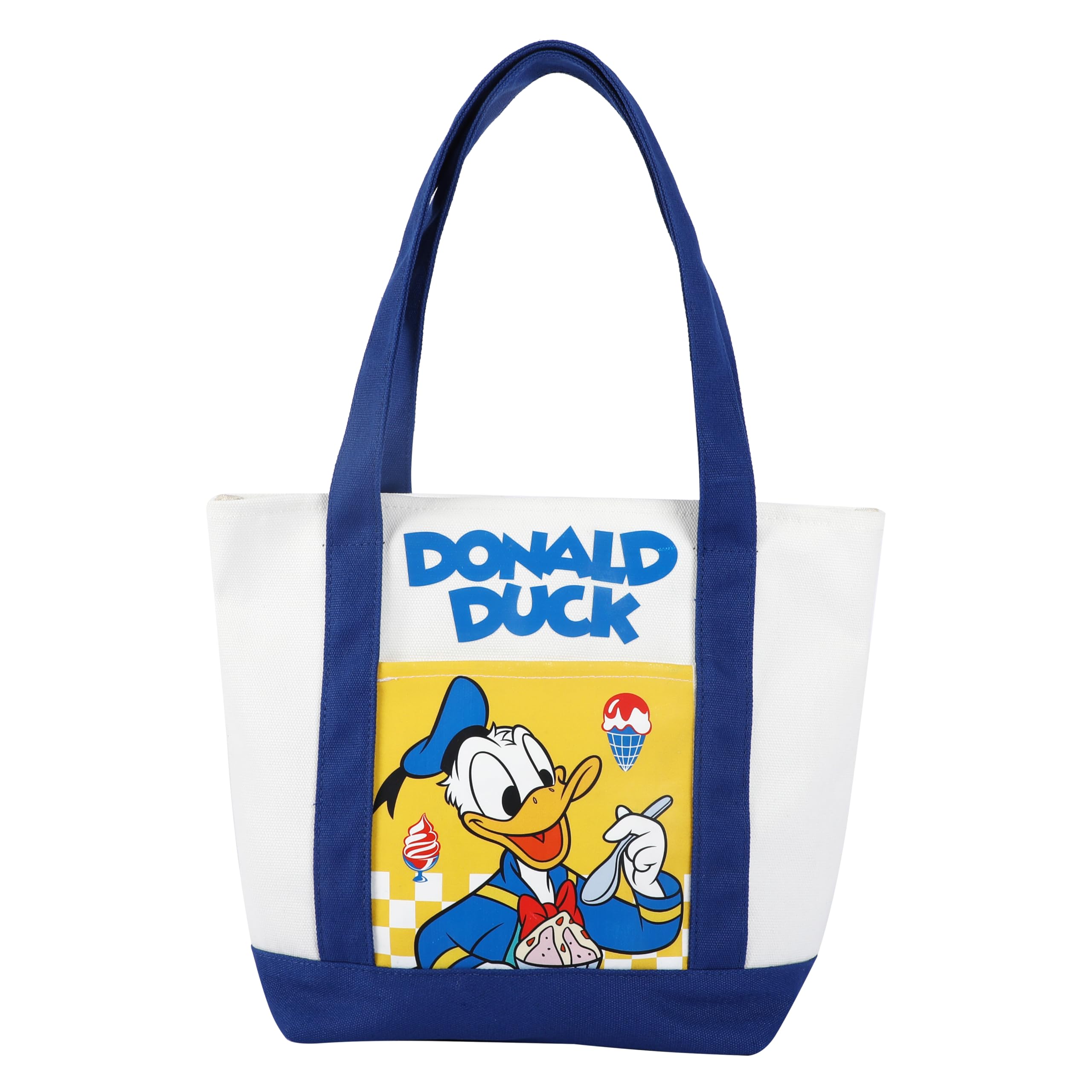 

Disney character tote bag authorized distributor license canvas handbag shoulder bag eco bag [Notre] (DONALD DUCK, Large)