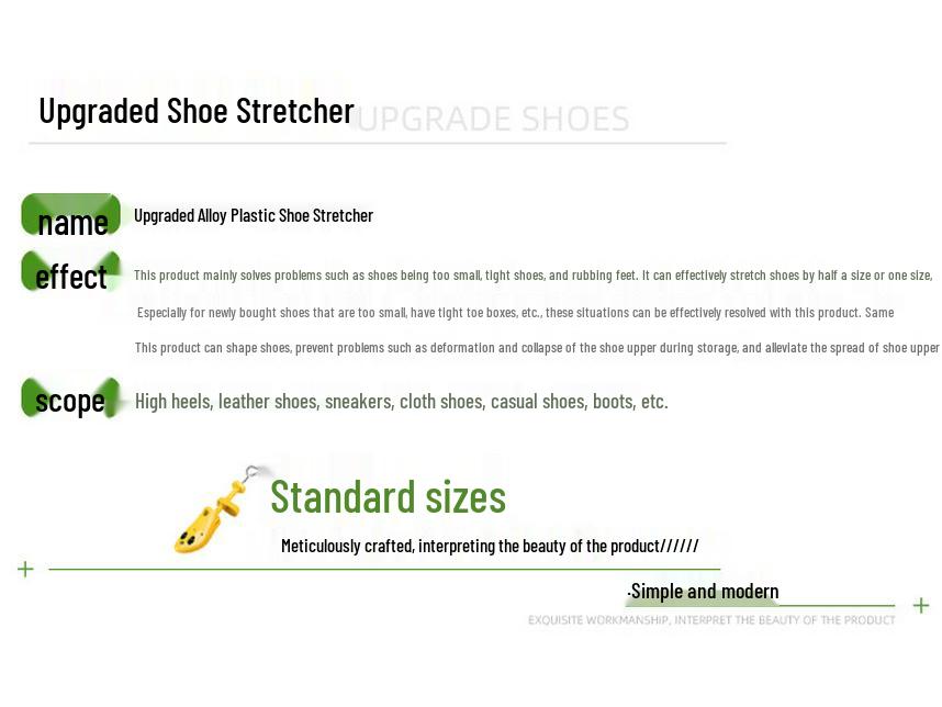 Unisex Shoe Stretcher and Instep Lifter for High Heels