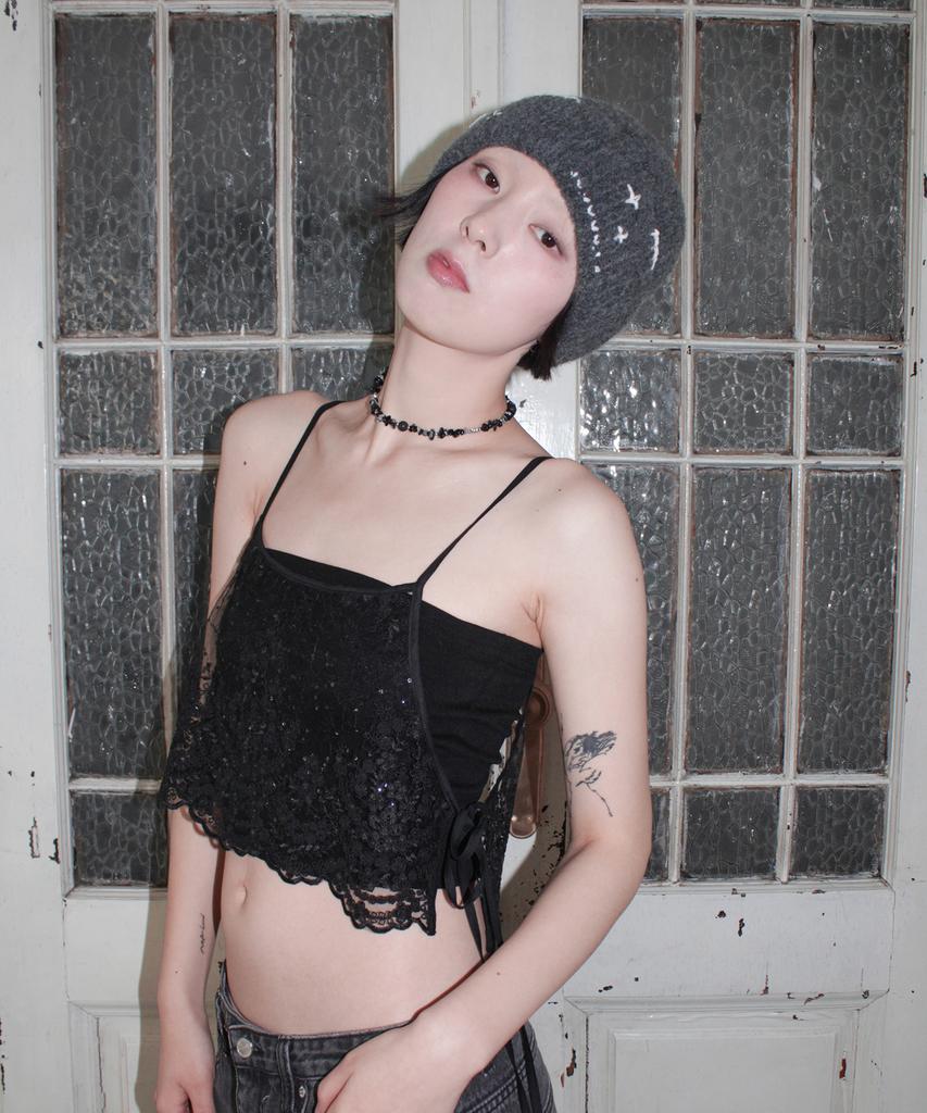 RUBATI Hand-Stitched Beanie_Charcoal