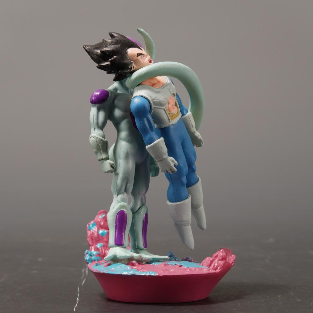9cm/3.54in Anime Figure Frieza VS Vegeta Action Figures Pvc Statue Collection Model Toys Gifts
