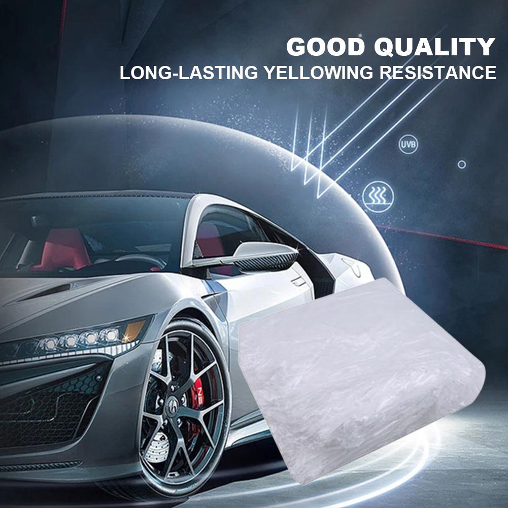 Universal Car Protective Cover S-XL Disposable Transparent Car Cover Outdoor Protection Waterproof Dust-Proof for Hatchback SUV