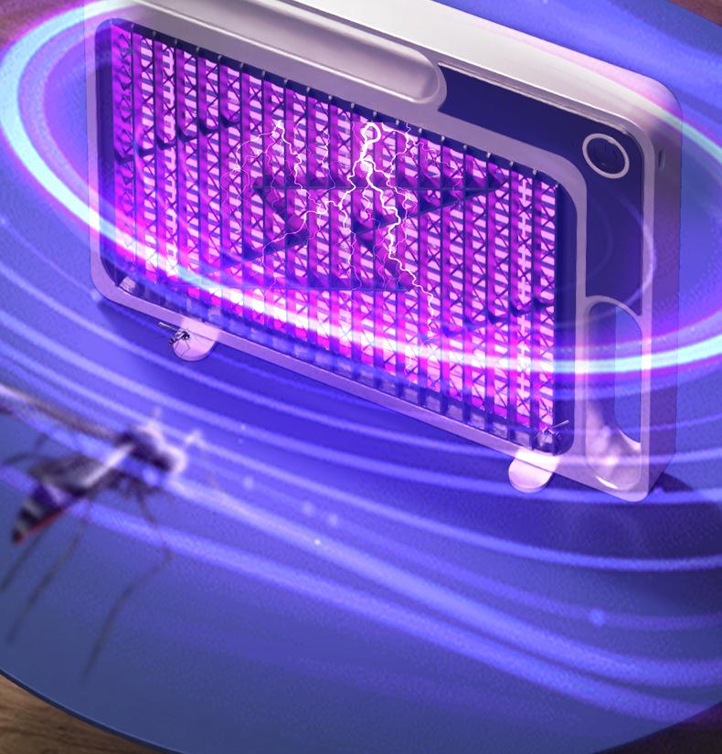 Wall-Mounted Electric Mosquito Killer Lamp with Outdoor Charging