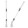 Electric Scrubber Cordless Power Cleaning Brush with Extension Arm and 4 Replaceable Bathroom Cleaning Brush Heads Ideal