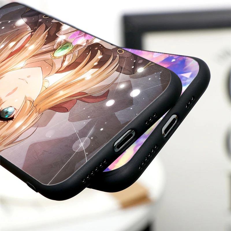 Apple Case For iPhone 11 12 13 Pro Max mini XS X XR 7 8 6 6S plus SE 2020 Soft Silicone Cases Cover Violet Evergarden Girl Anime