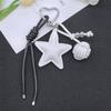 Leather Star Maillard Bag Pendant Miu Series Bag Hanger Car Keychain Jewelry Gift Decoration Accessories