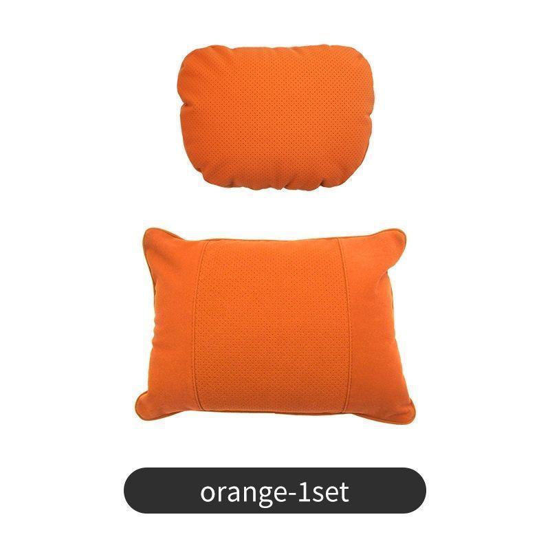 Car Headrest Lumbar Support Cushion for BMW, Mercedes-Maybach, Tesla