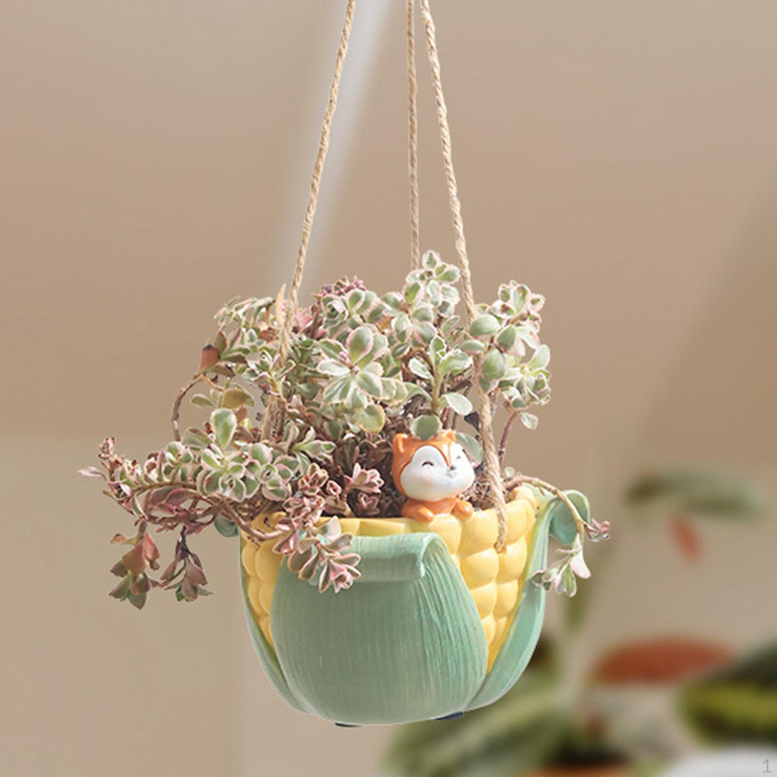 

Очаровательный подвесной горшок для очаровательного домашнего декора orange fox