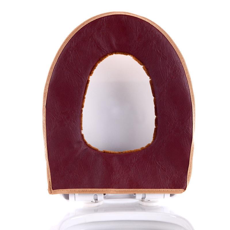 Bathroom Toilet Seat Cover Soft Warm Plush Toilet Cover Seat Lid Pad Home Decoration Toilet Seat Cover