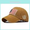 Classic American Flag Cotton Baseball Cap Vintage Washed Letter Embroidery Hat Men Adjustable Cap