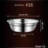 Ruhan Canteen Thickened Stainless Steel Mixing Bowl