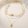 Charm Fashion Multilayer Fold Wear String Beads Clavicle Chain Bohemia Shell Pendant Necklace for Women Exquisite Jewelry Gifts