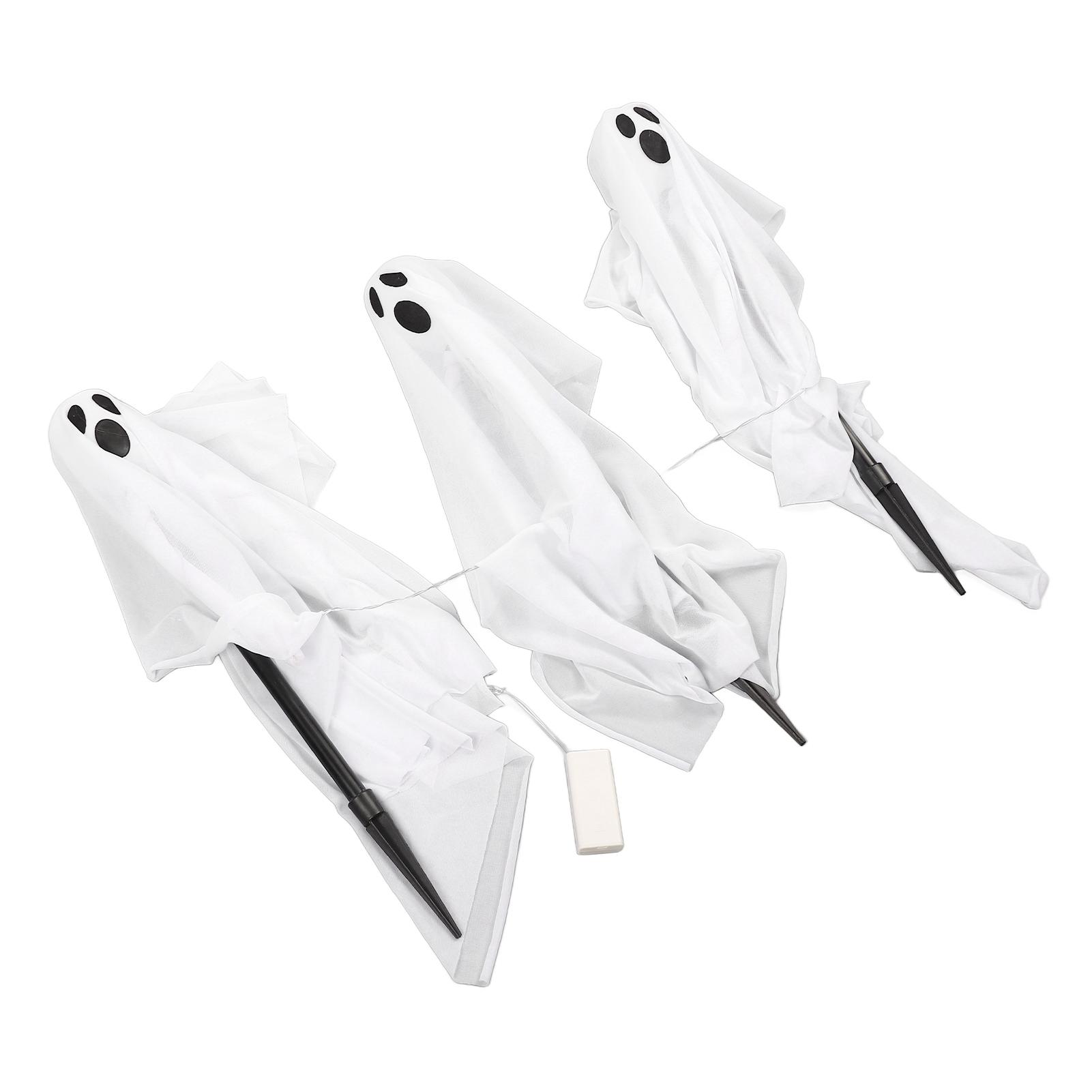 

Светящиеся колышки-привидения Белые светодиодные огни-привидения Пластик Вязаная ткань Легкая установка Колышек-привидение для двора Газонного сада