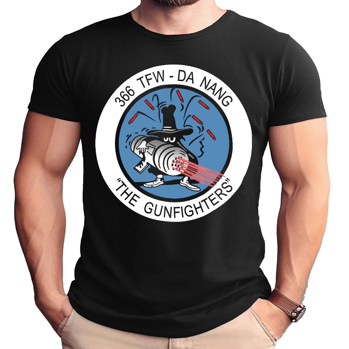 366th TFW Da Nang Gunfighters Logo Adult T-Shirt XL