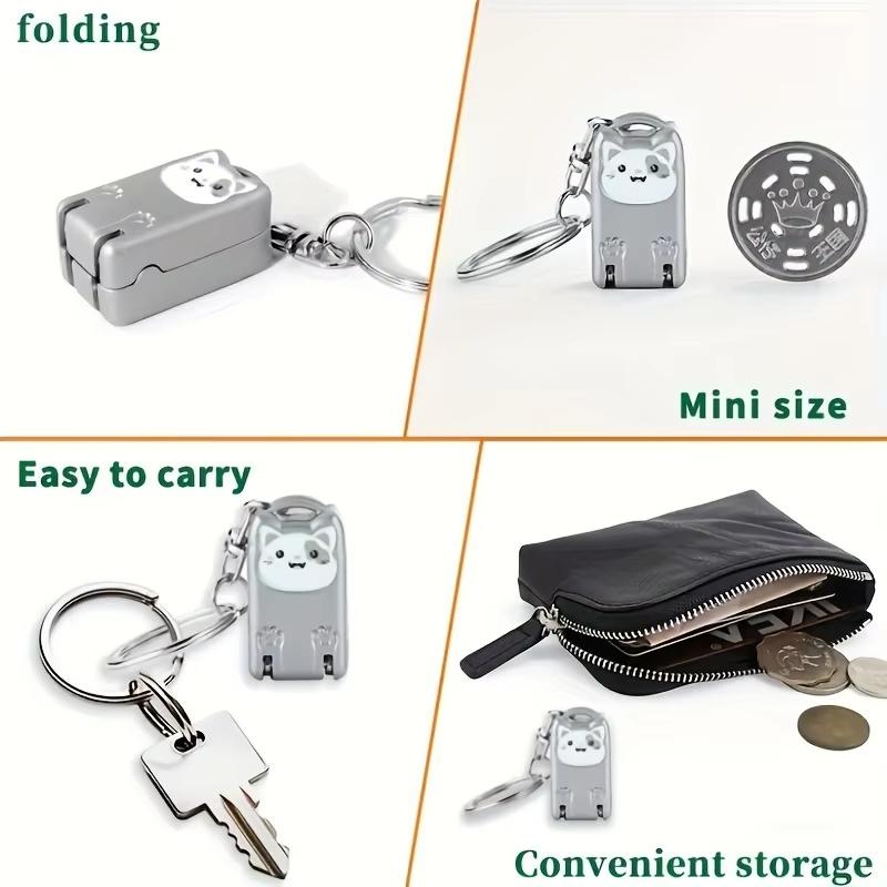 1pc Cute Small Nail Clippers with Storage Stainless Steel Compact & Portable Nail Trimmer with Blade Angle Durable Manicure Tool