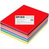 OFIXO 50pcs 150Gsm Color Sheets Printing Papers/Art and Craft paper A4 Sheets Double Sided Colored Origami Folding Wish
