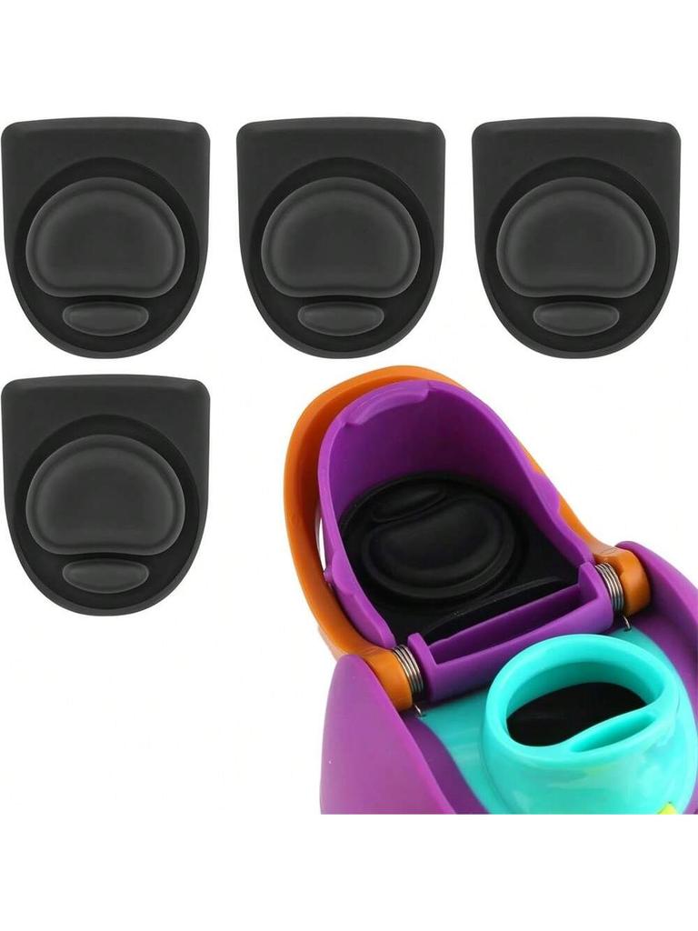 4pcs Replacement Stopper Compatible with 24oz 32oz, Water Bottle Top Lid Gasket for 16/19/24/32/40oz Seal Bottle Cap Mouth