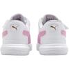 Puma Evolve Court V Jr Versatile Comfortable Low-Top Kids Skate Shoes Kids Sneaker White Pink 404315-02