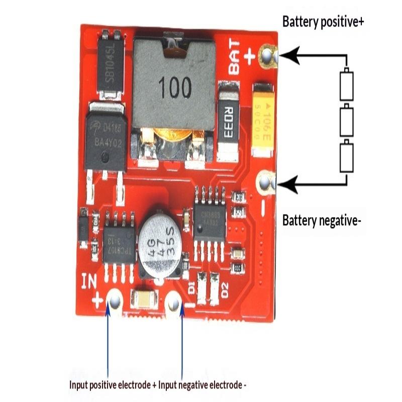12V Charging Management 18V Solar 3-Series Lithium Battery Charger Mppt Solar Controller Cn3722