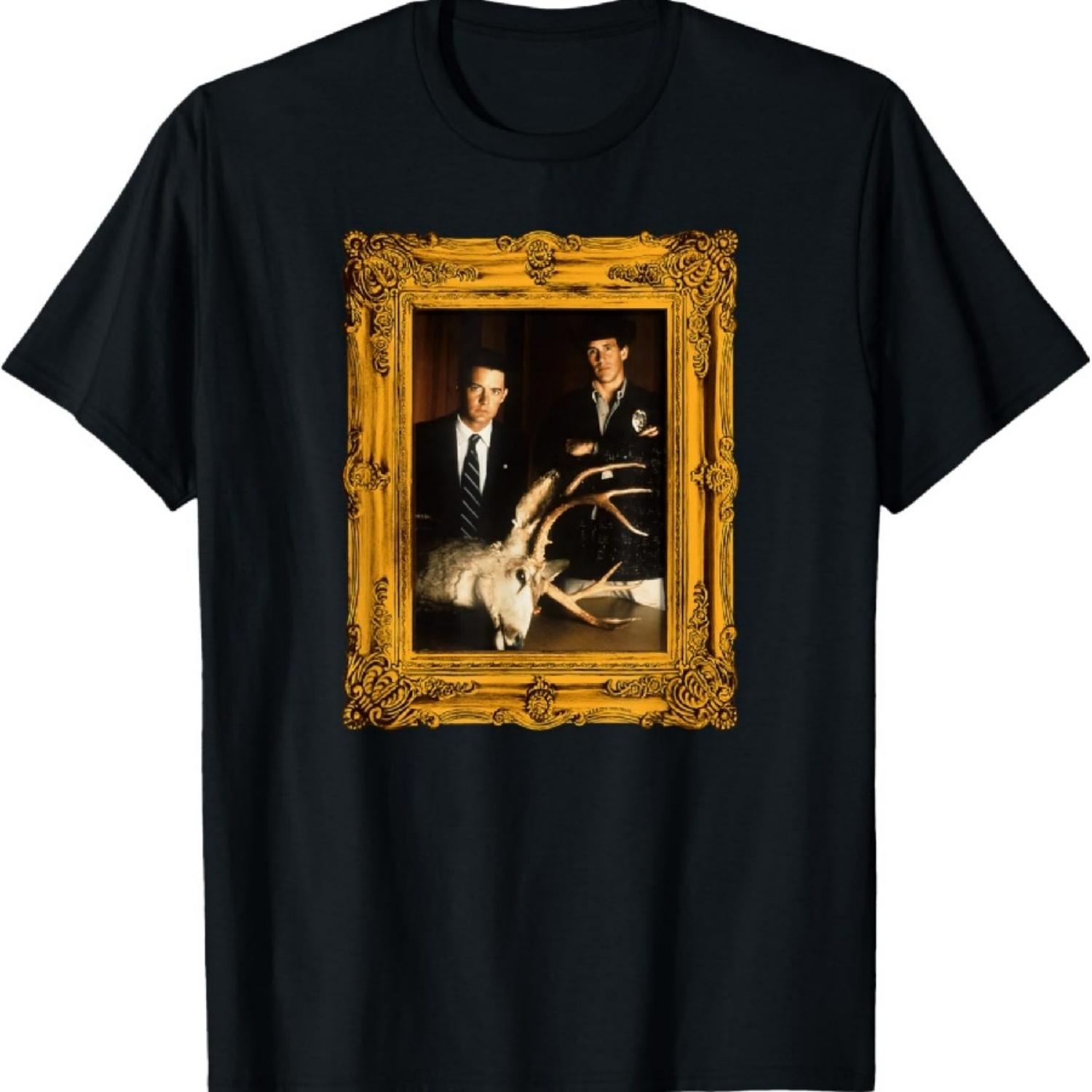 Agent Cooper Sheriff Truman Photo Graphic T-Shirt T-Shirt S