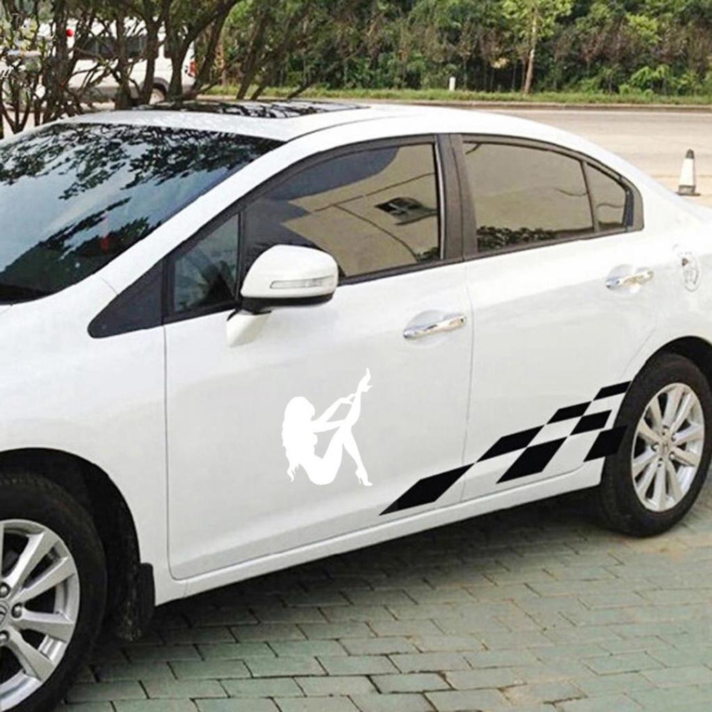 Waterproof Sexy Beauty Self-Adhesive Decor Decal Reflective Vehicle Sticker