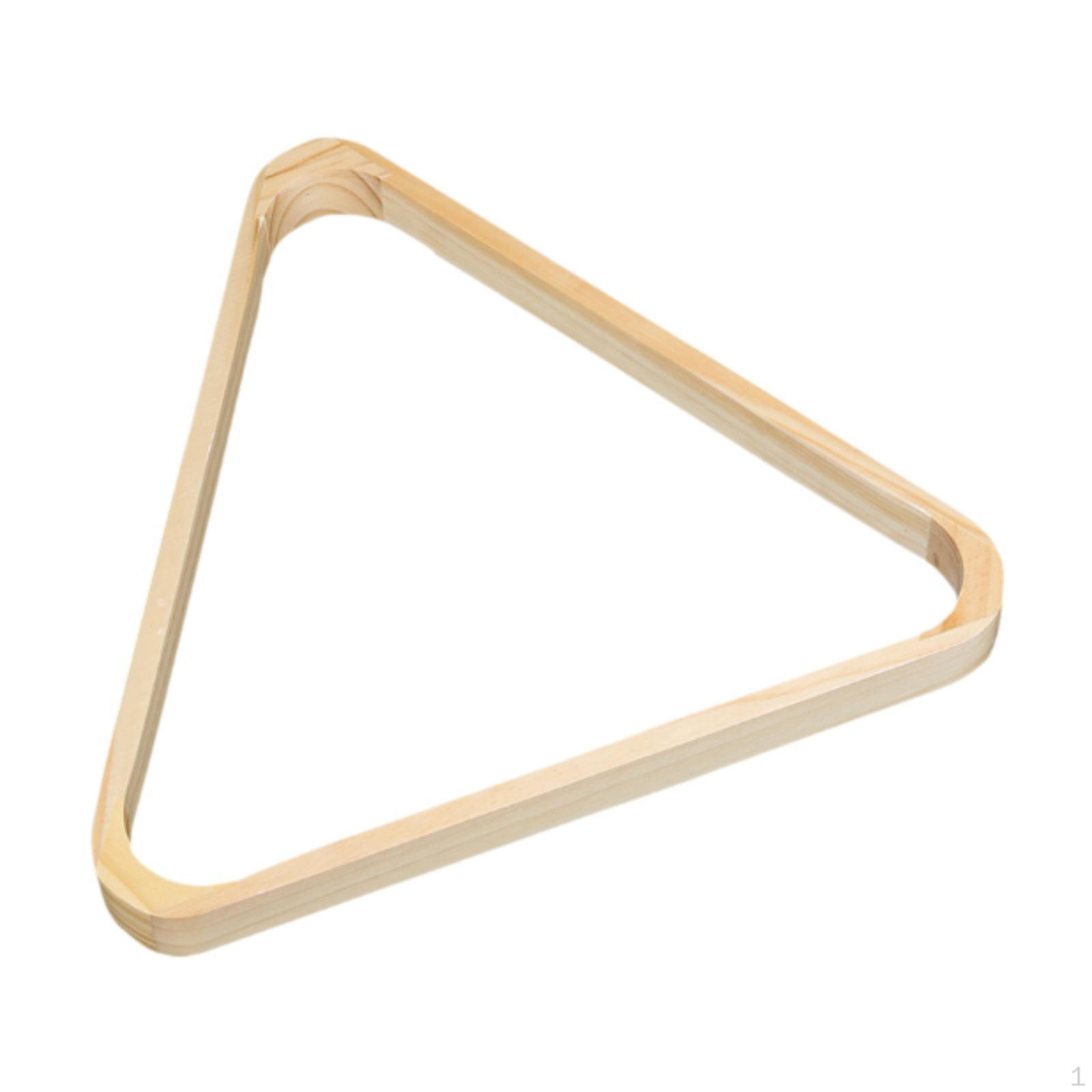 

Balliard Bolliard Ball Sporter Positioning Frame, Billiard Wood Team Triangle Rack Table to for 5.25cm Balls