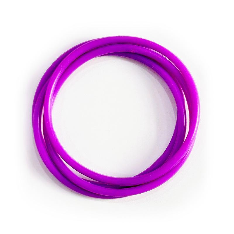 Rainbow Luminous Silicone Bracelet & Hair Tie for Kids