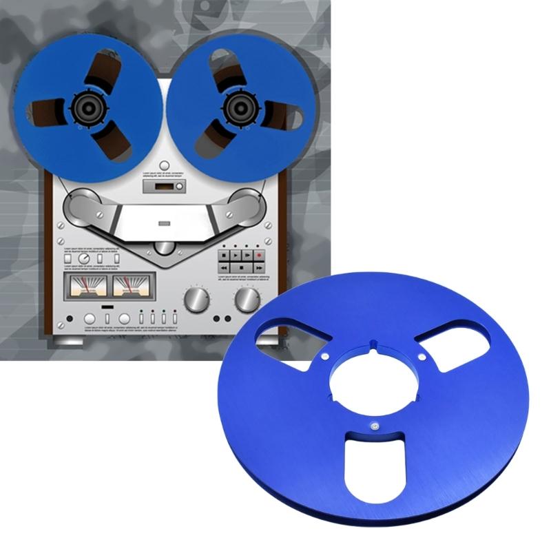 New 3 Hole Aluminum Reel With 1/4 10.5Inch Open Tape And Nab Hub Disk For Professional Recording