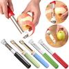 2025 New 2 In 1 Apple Peeler Telescopic Stainless Steel Apple Core Remover Fruit Corer Apple Seed Remover Kitchen Gadgets Tool