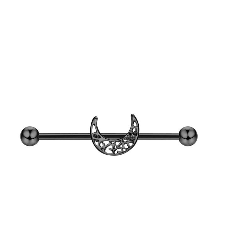 Bijuterii piercing industriale cu fluture pentru ureche dublă din oțel inoxidabil