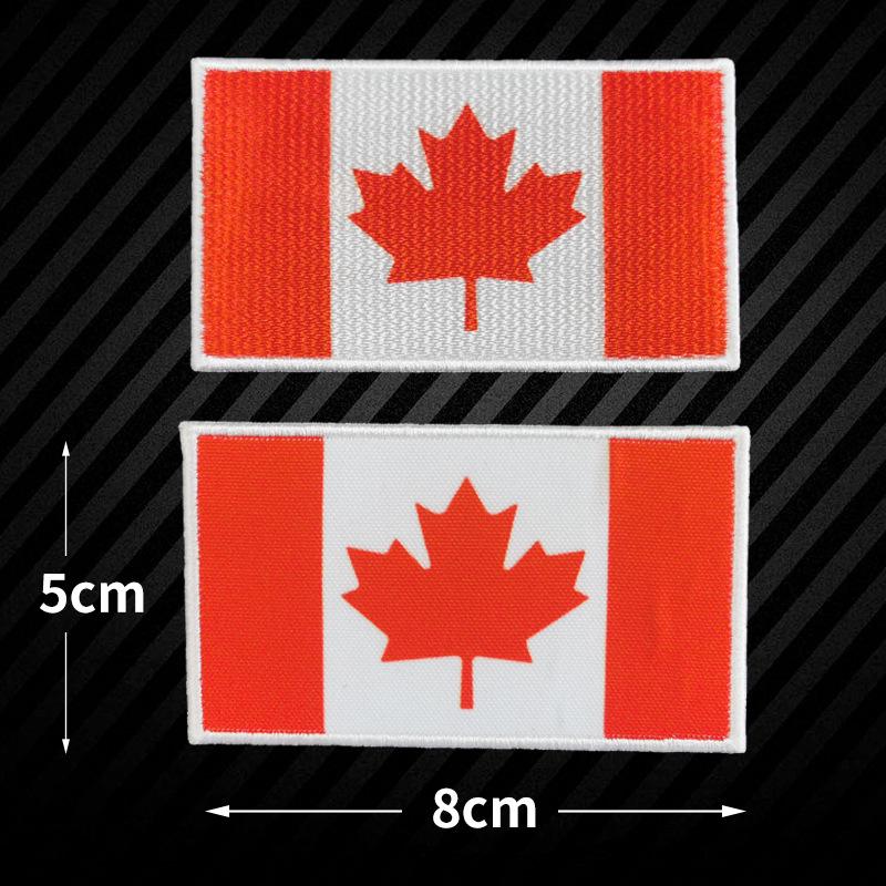 5 Stück Weltflagge Stickerei Stoffaufkleber Armband Klettverschluss DIY Aufnäher Stickerei Stoffaufkleber