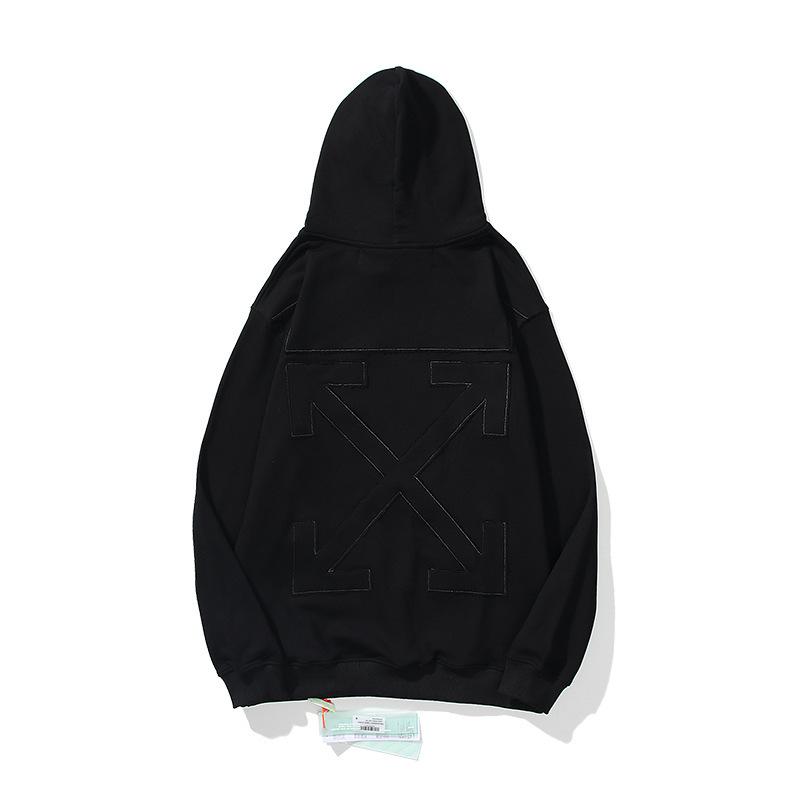 OFF-WHITE Unisex Hoodie aus Baumwoll-Frottee - Trendig & Hochwertig