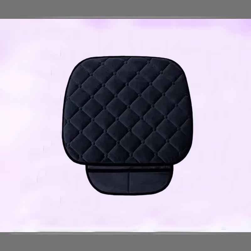 

Универсальный противоскользящий теплый зимний чехол на сиденье внедорожника, подушка на переднее и заднее сиденье, льняная подушка для сиденья, дышащая защитная подушка, авто