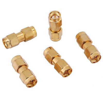 5 pezzi Rf SMA Maschio a SMA Maschio Spina Dritto Set Adattatore Connettore Coassiale